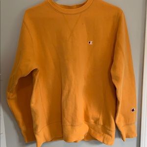 Yellow Champion Crewneck